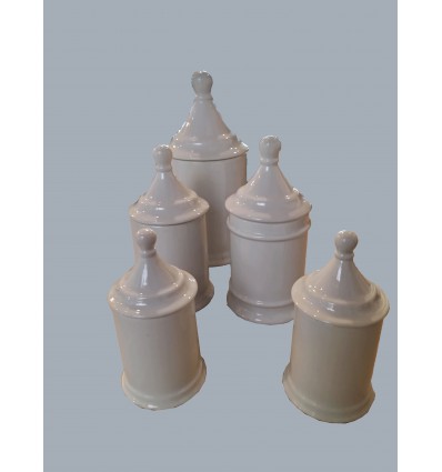 Set frascos porcelana