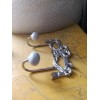 image: Juego accesorios lazo plata